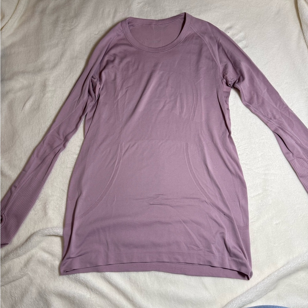 lululemon athletica Long Sleeve Top - Soft Purple